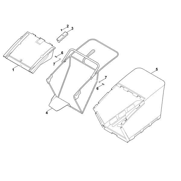Picture of A - Grass catcher bag AFK 080