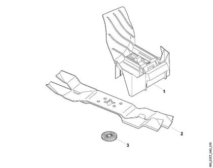 A - Mulching kit Accessories Kit 443 brand Viking