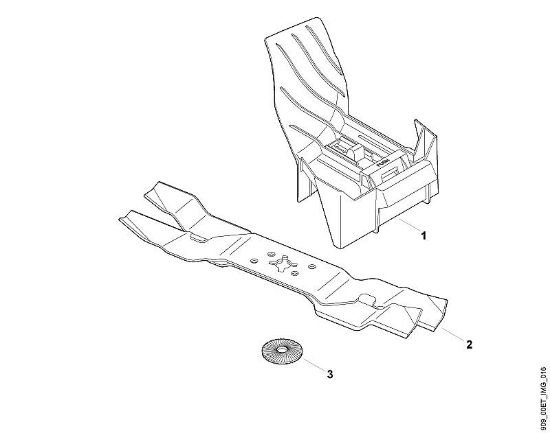 A - Mulching kit Accessories Kit 443 brand Viking