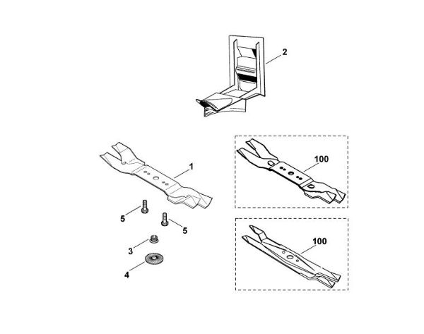 Picture of A - Mulching kit Kit 45 MS