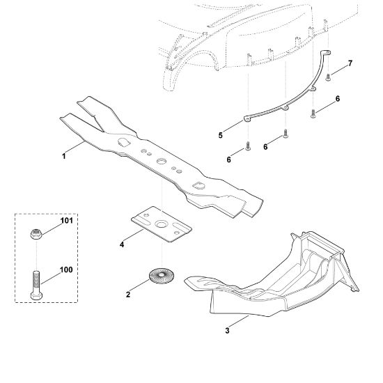 Picture of A - Mulching kit Kit 655