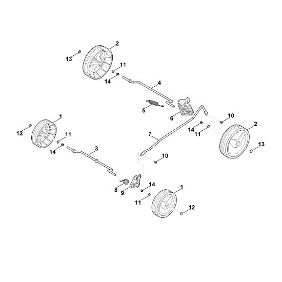 Picture of C - Chassis, height adjustment MA 235.0