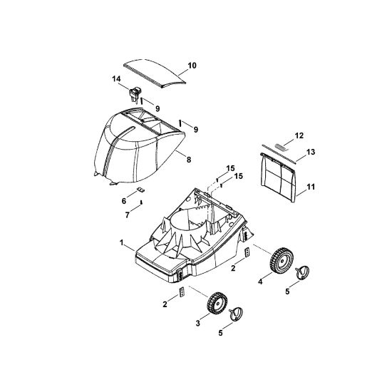 Picture of B - Housing, chassis MA 350