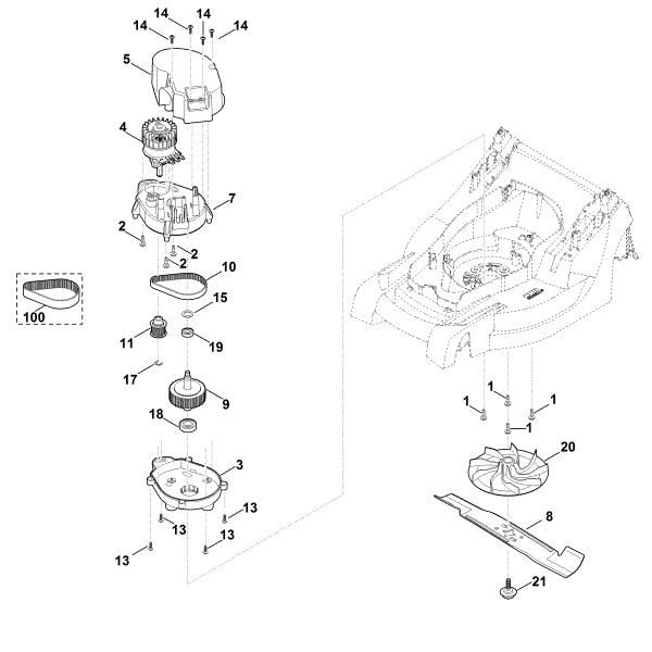 Picture of D - Engine, blade MA 443.1