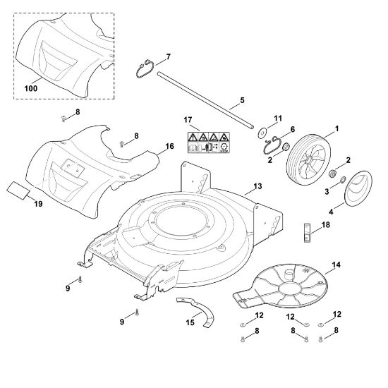 Picture of C - Housing, rear axle MB 2.0 RTX