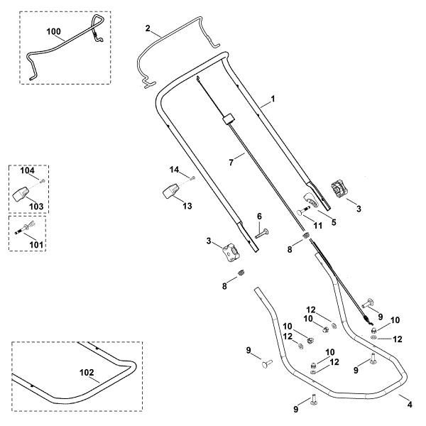 Picture of A - Handle MB 2.1 R