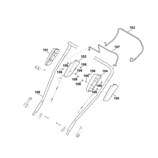 Picture of A1 - Handle upper part MB 2.2 RT