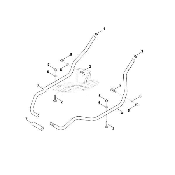 Picture of B - Handle lower part MB 2.2 RT