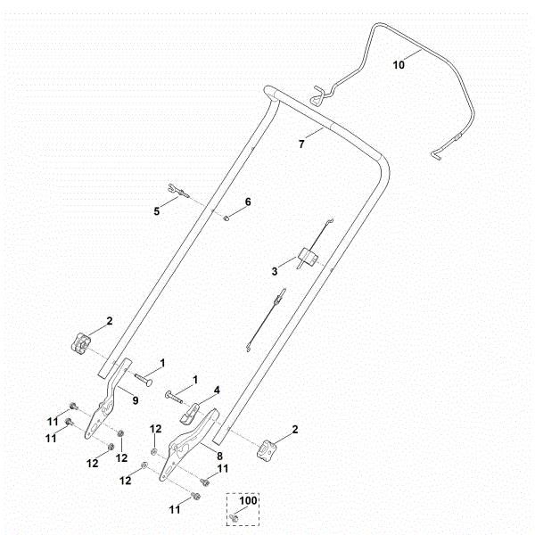 Picture of A - Handle MB 248.1