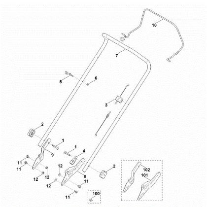 Picture of A - Handle MB 248.3