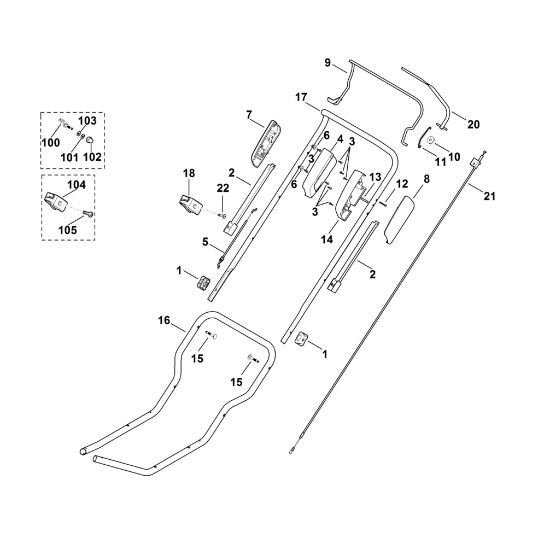 Picture of A - Handle MB 3 RT