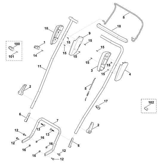 Picture of A - Handle MB 4.0 R
