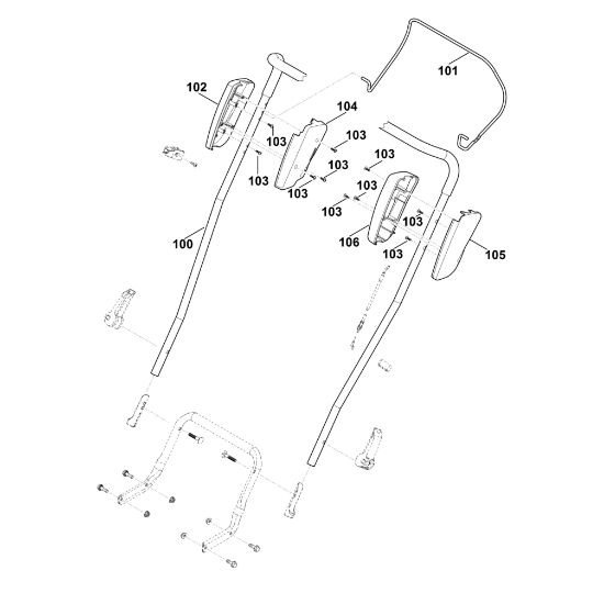 Picture of A1 - Handle MB 4.0 R
