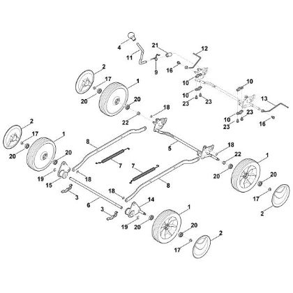 Picture of C - Chassis, height adjustment MB 4.0 R