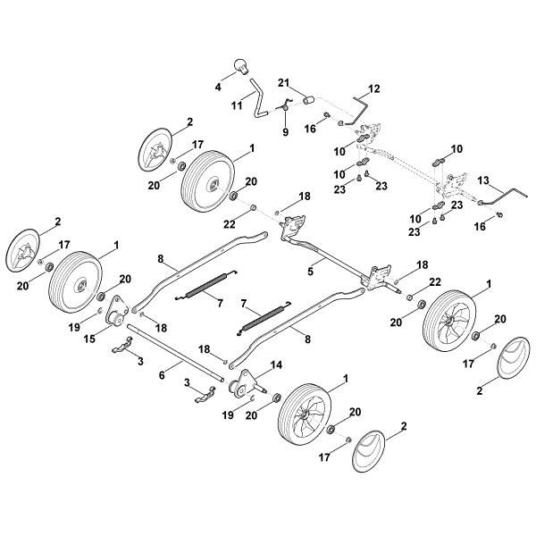 Picture of C - Chassis, height adjustment MB 4.0 R