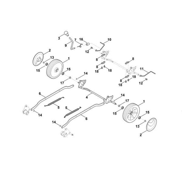 Picture of D - Rear axle, height adjustment MB 4.0 RV