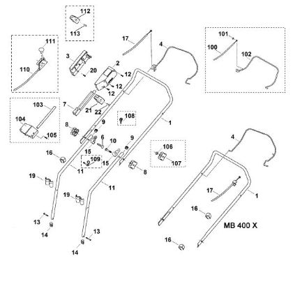 Picture of A - Handle MB 400