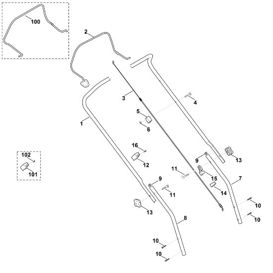 Picture of A - Handle MB 443.0