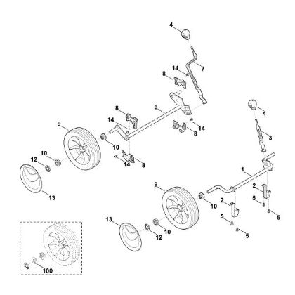 Picture of C - Chassis MB 443.0 C