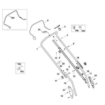 Picture of A - Handle MB 443.0 T