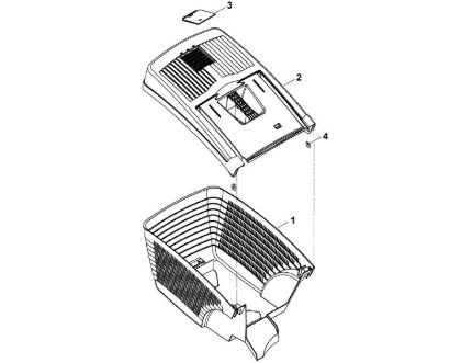 Picture of E - Grass catcher bag MB 443.0 T