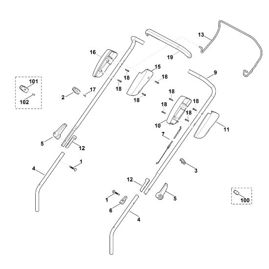 Picture of A - Handle MB 443.1