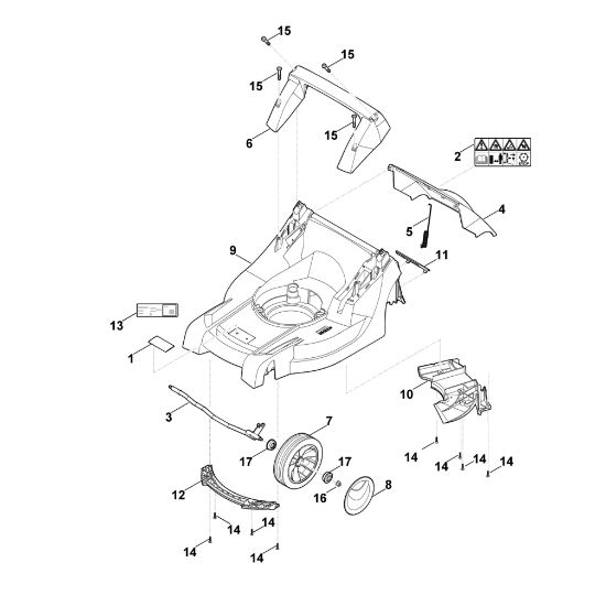 Picture of B - Housing, Front axle MB 443.1 T