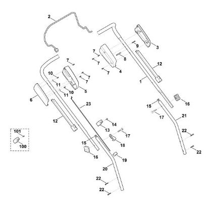 Picture of A - Handle MB 448.0