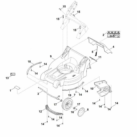 Picture of B - Housing, Front axle MB 448.1 PC