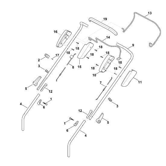 Picture of A - Handle MB 448.1 PT
