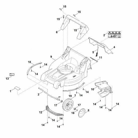 Picture of B - Housing, Front axle MB 448.1 PT
