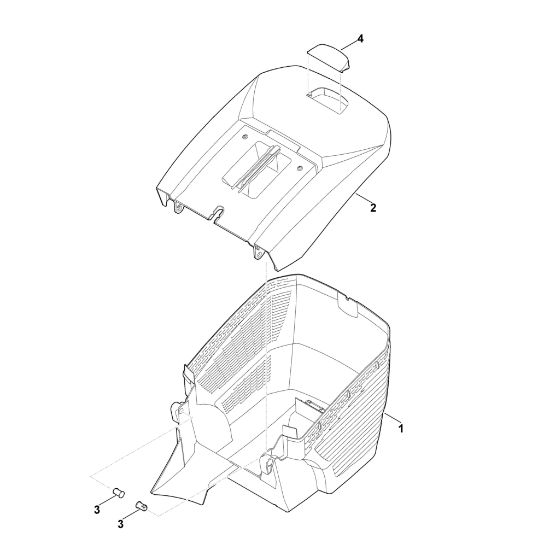 Picture of E - Grass catcher bag MB 448.1 T