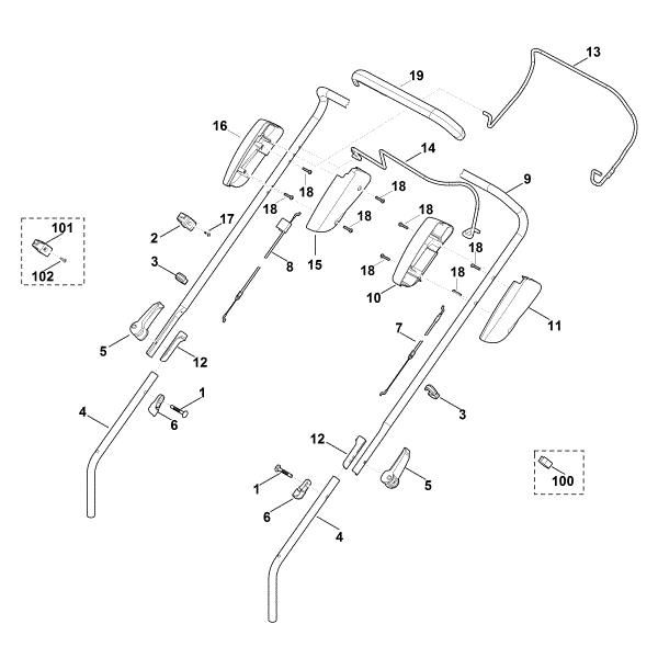 Picture of A - Handle MB 448.1 TX