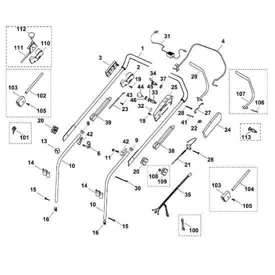 Picture of A - Handle MB 455