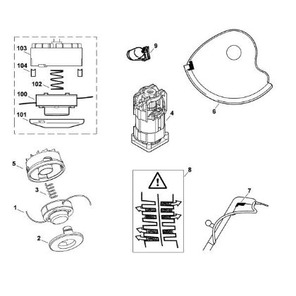 Picture of A - Spare parts TE 400