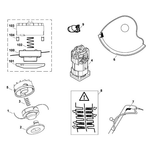 Picture of A - Spare parts TE 400