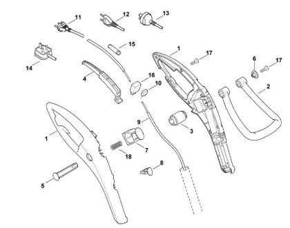 Picture of A - Handle TE 410