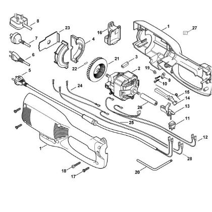 Picture of A - Electric motor TE 700