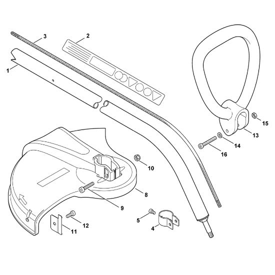 Picture of B - Drive tube assembly TE 700