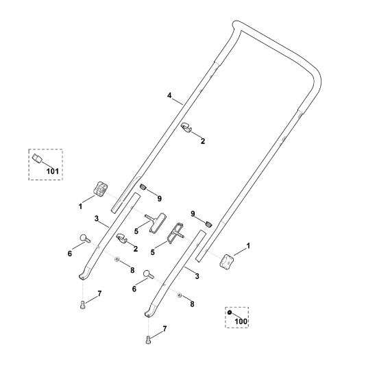Picture of B - Handle LB 540.1