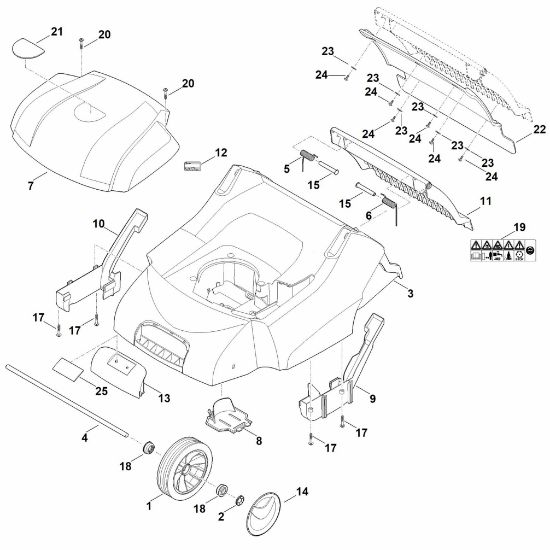 Picture of C - Housing, Front axle LE 540