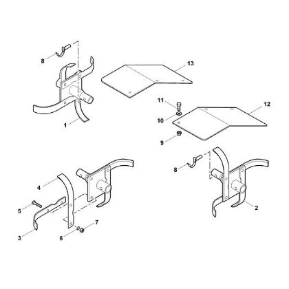 Picture of A - Blade set extension ABS 400