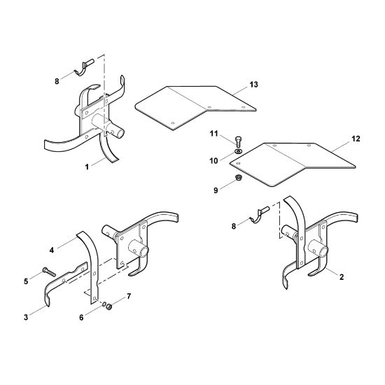 Picture of A - Blade set extension ABS 400