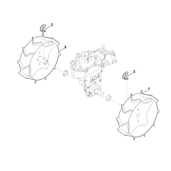 Picture of A - Cast-iron wheels AMR 031