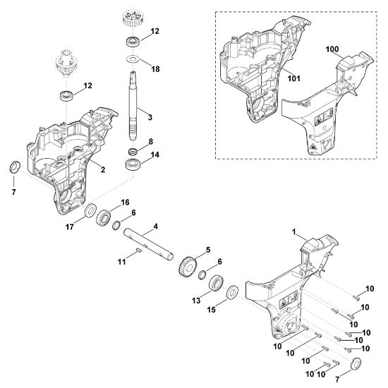 Picture of E - Gear head HB 445.0