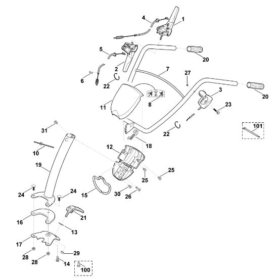 Picture of A - Handle HB 445.0 R
