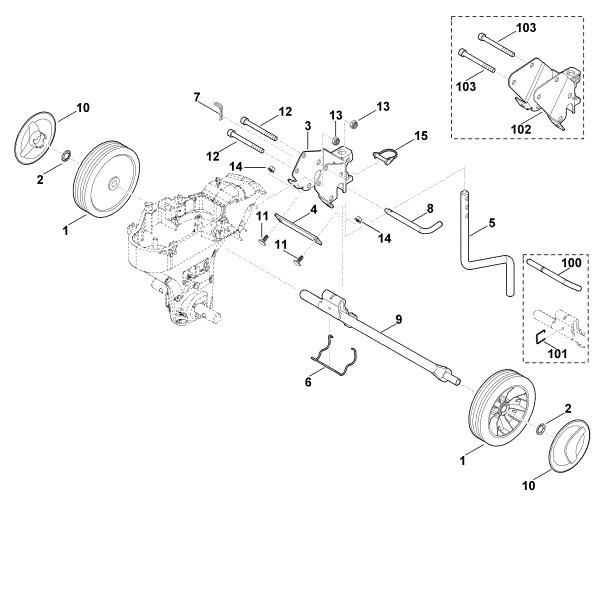 Picture of B - Chassis HB 445.0 R