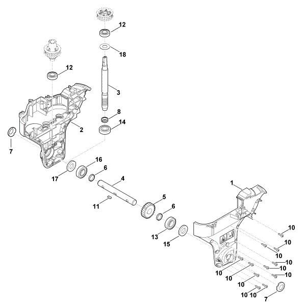 Picture of E - Gear head HB 445.1