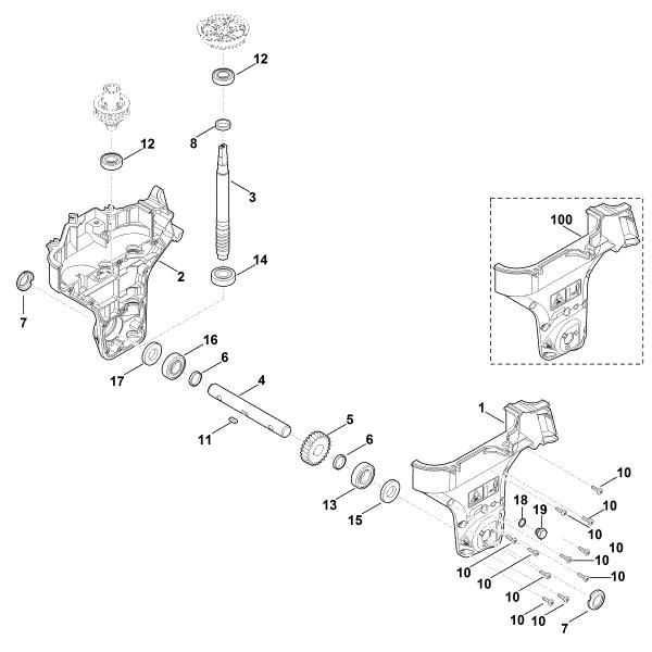 Picture of E - Gear head HB 445.2