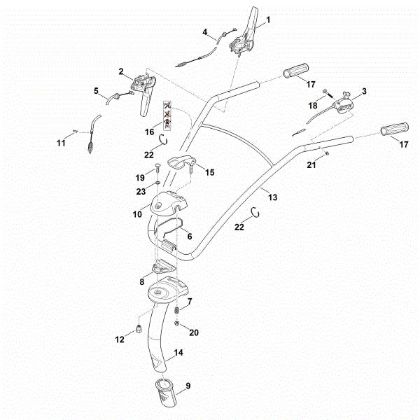 Picture of A - Handle HB 445.2 R